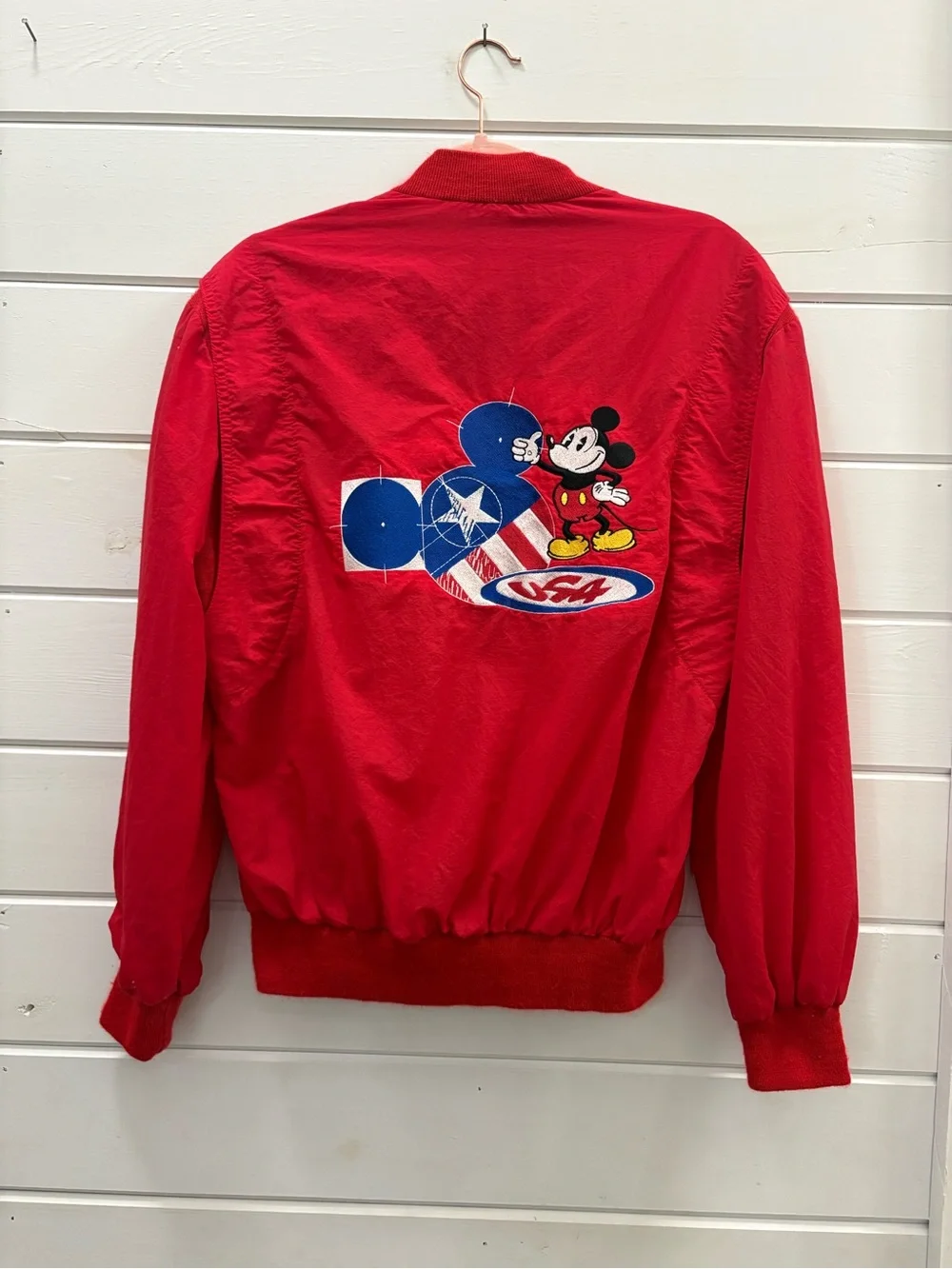 Vintage Disney Mickey Mouse USA bomber jacket, unisex size small - Picture 2 of 15